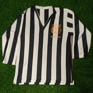 Mason Sport Jersey Black and White Long Sleeve LEE-Mt Vernon NV. No 7 Size M